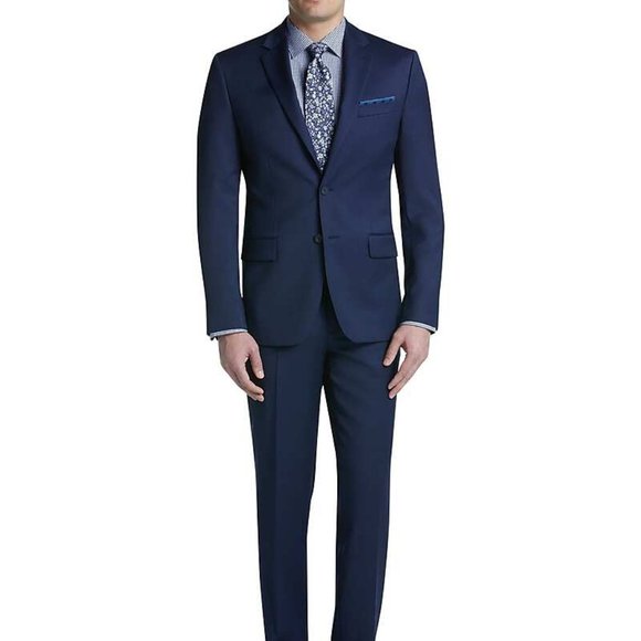 Bank Mens Travel Tech Slim Fit Suit Separate Jacket 50